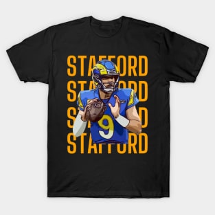 Matthew Stafford - Emikos Blurred Season #115 T-Shirt